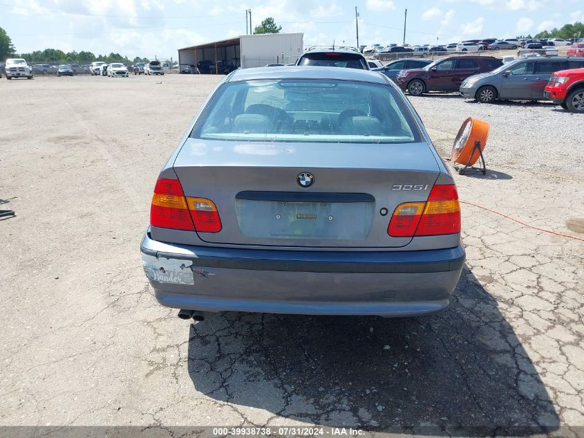 2002 BMW 325I VIN: WBAET37412NJ22067 Lot: 39938738
