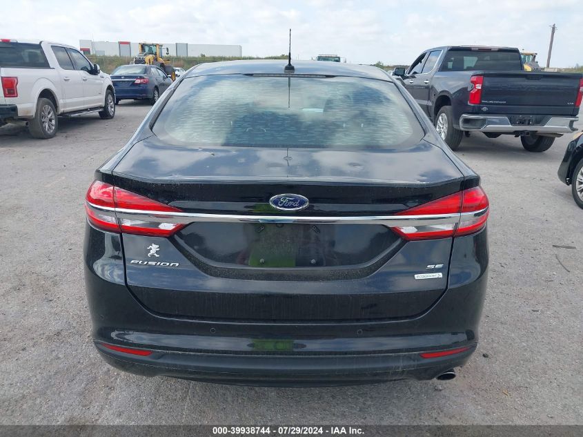 2018 Ford Fusion Se VIN: 3FA6P0HD1JR262226 Lot: 39938744