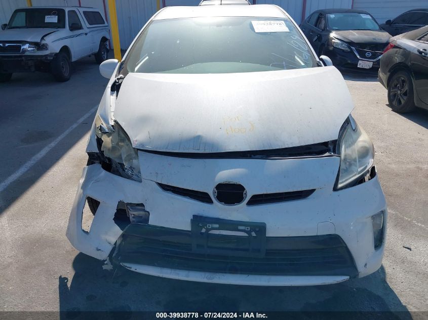 2013 Toyota Prius VIN: JTDKN3DU2D5591403 Lot: 39938778