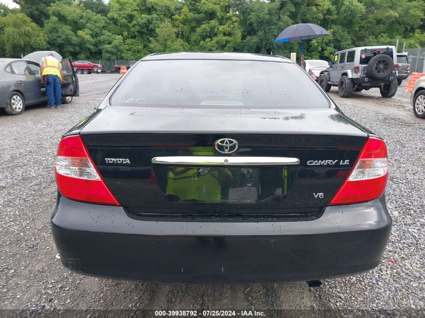 2004 Toyota Camry Le/Xle VIN: 4T1BF30KX4U076006 Lot: 39938792