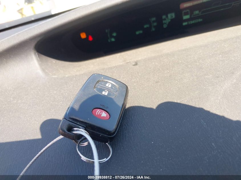 2010 Toyota Prius Iv VIN: JTDKN3DU5A0059894 Lot: 39938812