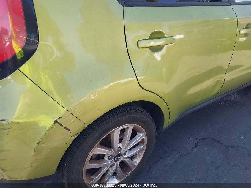 2017 Kia Soul + VIN: KNDJP3A5XH7876881 Lot: 39938825