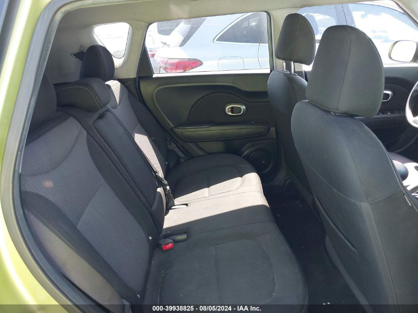 2017 Kia Soul + VIN: KNDJP3A5XH7876881 Lot: 39938825