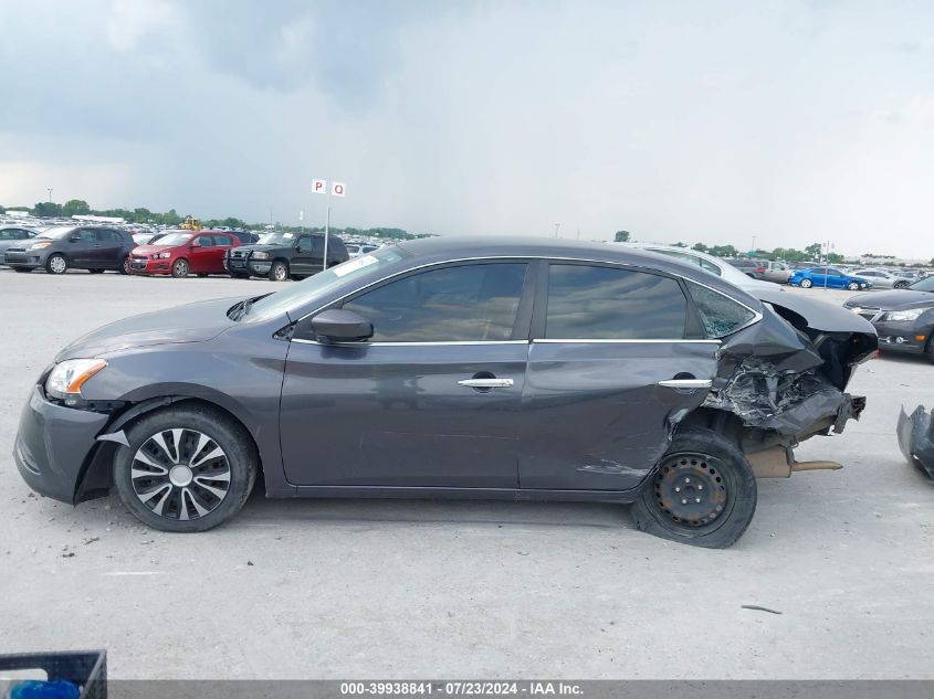 2014 Nissan Sentra Sv VIN: 3N1AB7AP0EY232827 Lot: 39938841