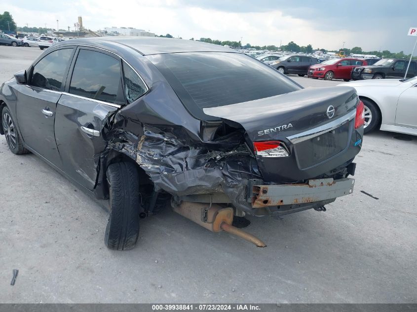 2014 Nissan Sentra Sv VIN: 3N1AB7AP0EY232827 Lot: 39938841