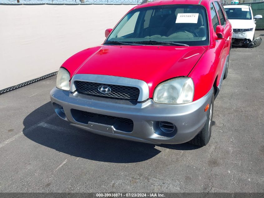 2003 Hyundai Santa Fe Gl VIN: KM8SB12B33U490689 Lot: 39938871