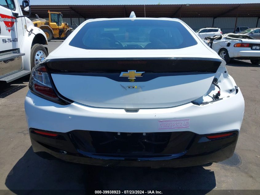 2017 Chevrolet Volt Lt VIN: 1G1RC6S50HU104480 Lot: 39938923