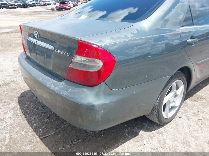 2003 Toyota Camry Le VIN: 4T1BE32K73U726277 Lot: 39938935