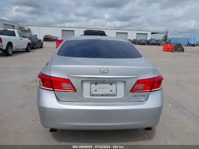 2012 Lexus Es 350 VIN: JTHBK1EG7C2490751 Lot: 39938939