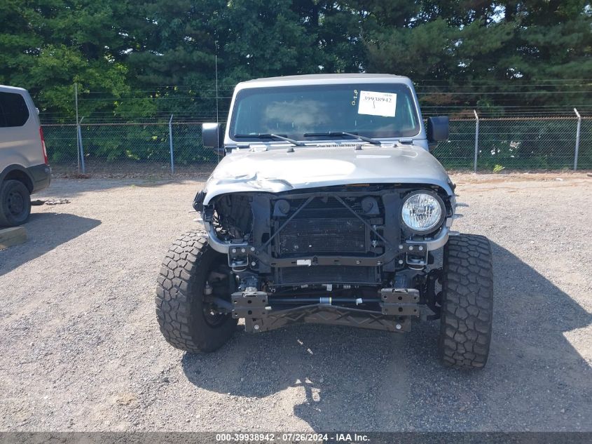 2021 Jeep Wrangler Unlimited Willys Sport 4X4 VIN: 1C4HJXDG8MW664081 Lot: 39938942