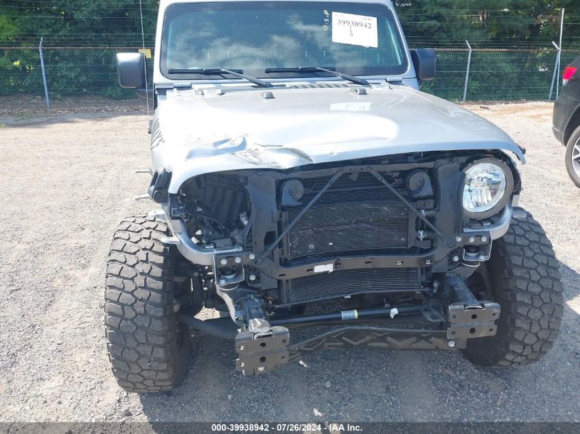 2021 Jeep Wrangler Unlimited Willys Sport 4X4 VIN: 1C4HJXDG8MW664081 Lot: 39938942