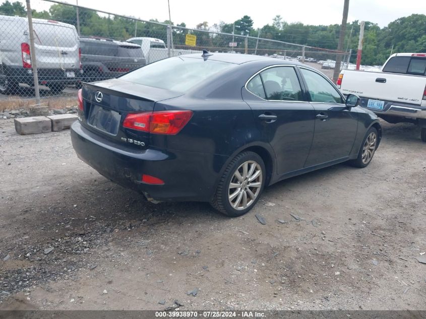 2008 Lexus Is 250 VIN: JTHCK262285025376 Lot: 39938970