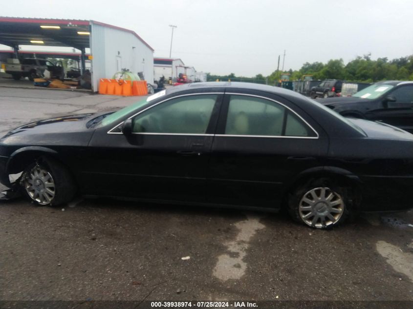 2005 Lincoln Ls V6 VIN: 1LNHM86S85Y606813 Lot: 39938974