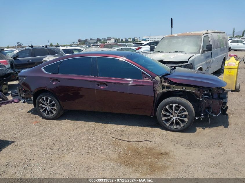 2018 Toyota Avalon Xle VIN: 4T1BK1EB3JU278237 Lot: 39939092