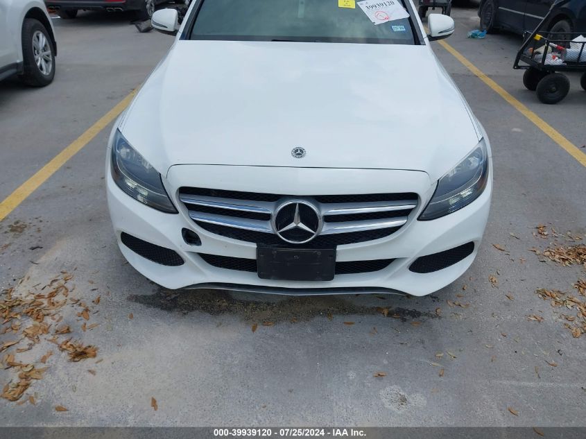 2018 Mercedes-Benz C 300 VIN: 55SWF4JB1JU239462 Lot: 39939120