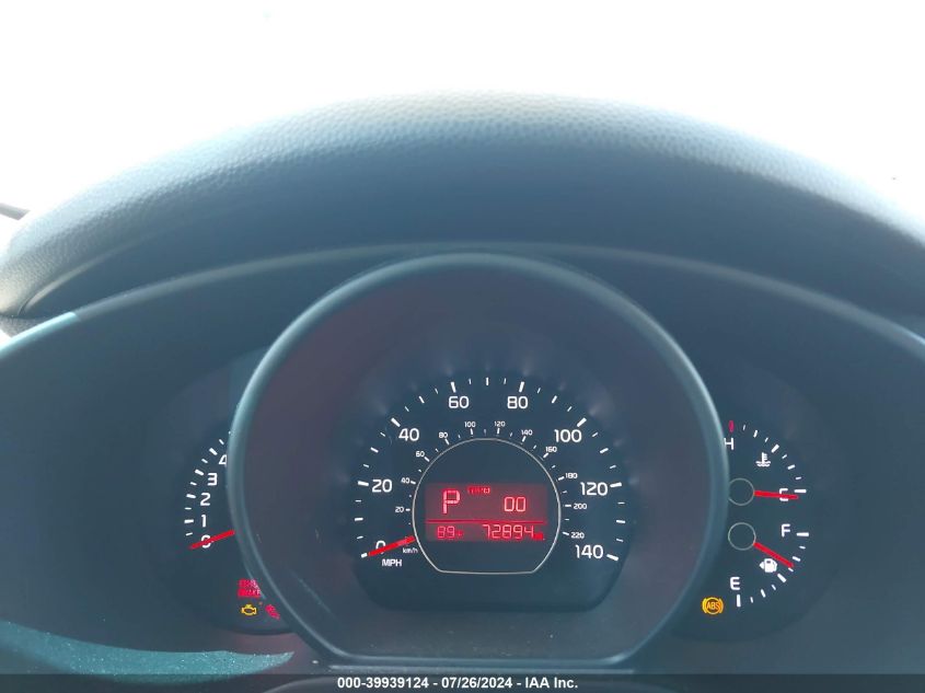 2017 Kia Soul + VIN: KNDJP3A5XH7429712 Lot: 39939124