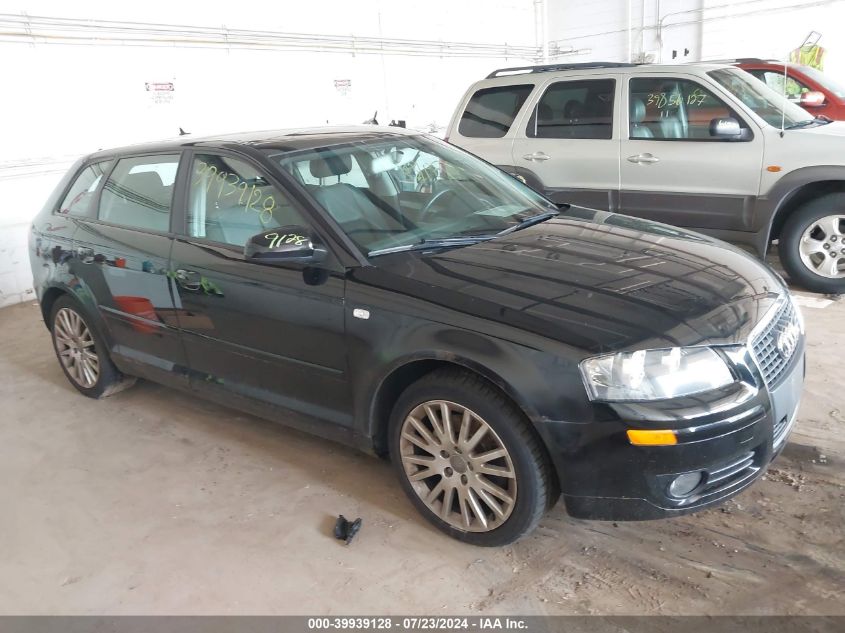 2007 Audi A3 2.0T VIN: WAUNF78P77A120216 Lot: 39939128