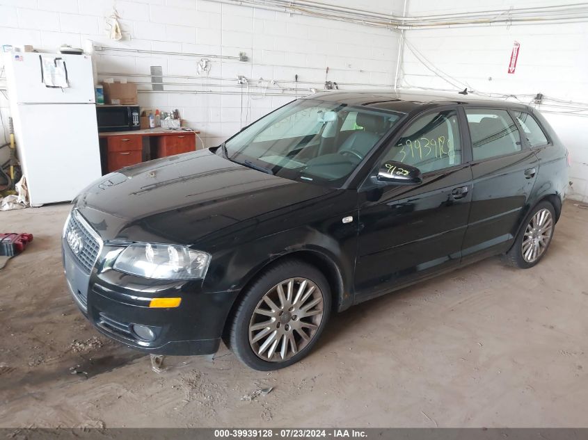 2007 Audi A3 2.0T VIN: WAUNF78P77A120216 Lot: 39939128