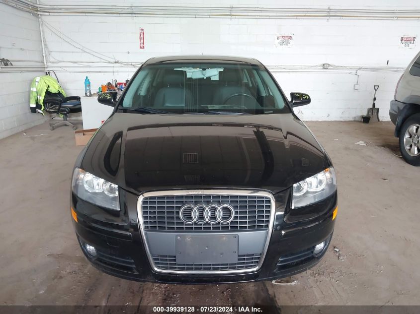 2007 Audi A3 2.0T VIN: WAUNF78P77A120216 Lot: 39939128