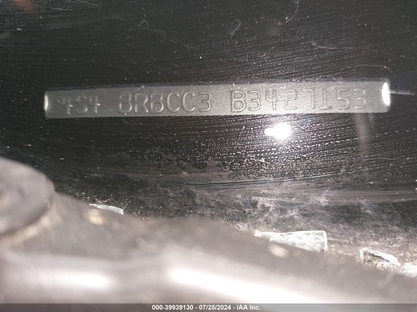 2011 Subaru Outback 2.5I Premium VIN: 4S4BRBCC3B3427153 Lot: 39939130