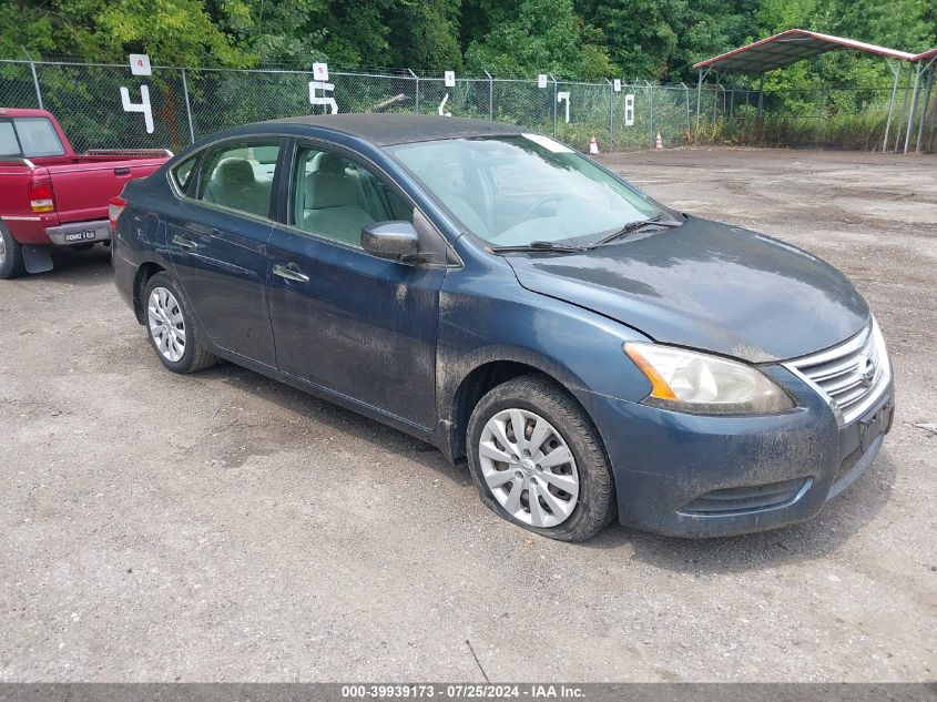 2013 Nissan Sentra Sv VIN: 3N1AB7APXDL794441 Lot: 39939173