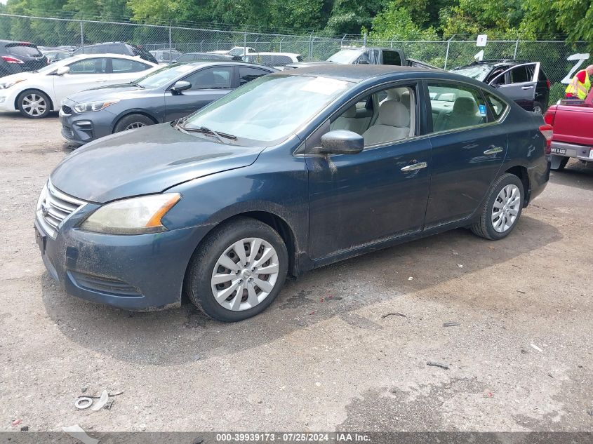 2013 Nissan Sentra Sv VIN: 3N1AB7APXDL794441 Lot: 39939173