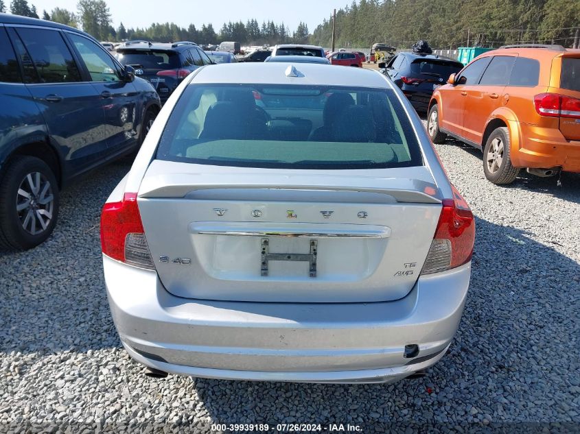 2009 Volvo S40 T5 R-Design VIN: YV1MH672092453258 Lot: 39939189