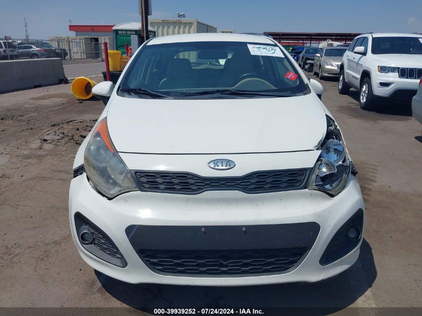 2012 Kia Rio5 Lx VIN: KNADM5A31C6079138 Lot: 39939252