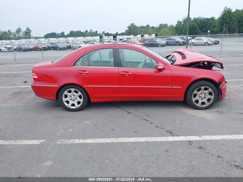 2006 Mercedes-Benz C 280 Luxury 4Matic VIN: WDBRF92H26F801613 Lot: 39939261