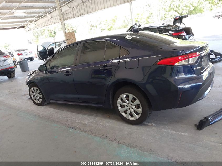 2021 Toyota Corolla Le VIN: JTDEPMAE4MJ142144 Lot: 73672184