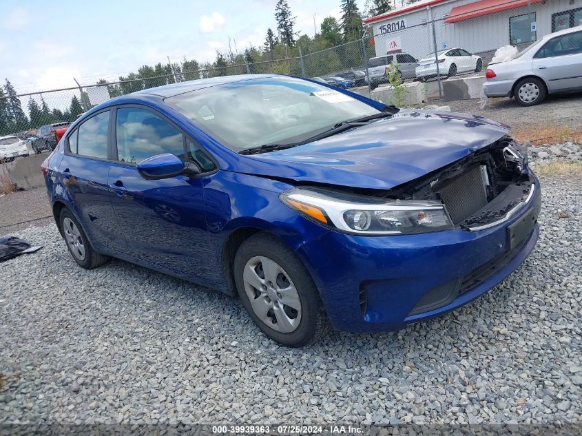 2018 Kia Forte Lx Automatic Lx VIN: 3KPFK4A70JE279904 Lot: 39939363