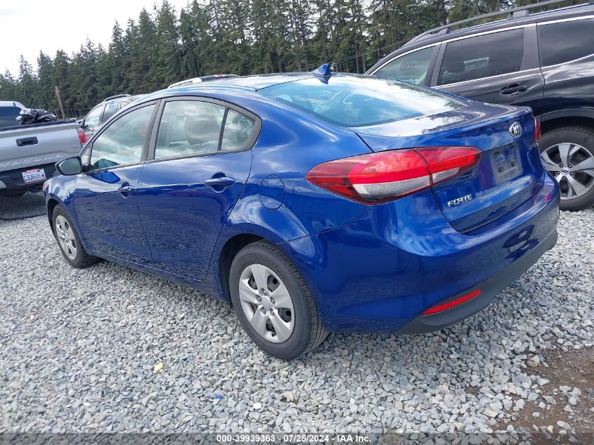 2018 Kia Forte Lx Automatic Lx VIN: 3KPFK4A70JE279904 Lot: 39939363