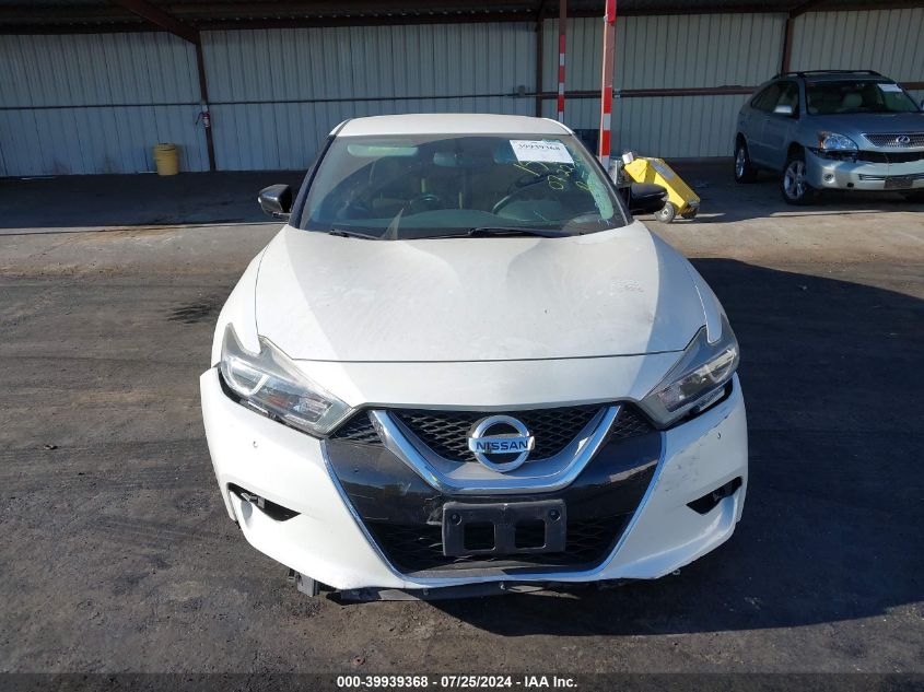 2016 Nissan Maxima 3.5 Platinum/3.5 S/3.5 Sl/3.5 Sr/3.5 Sv VIN: 1N4AA6AP9GC376100 Lot: 39939368