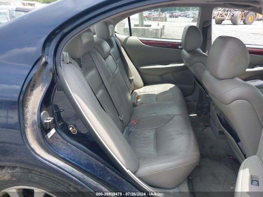 2003 Lexus Es 300 VIN: JTHBF30G630124587 Lot: 39939478