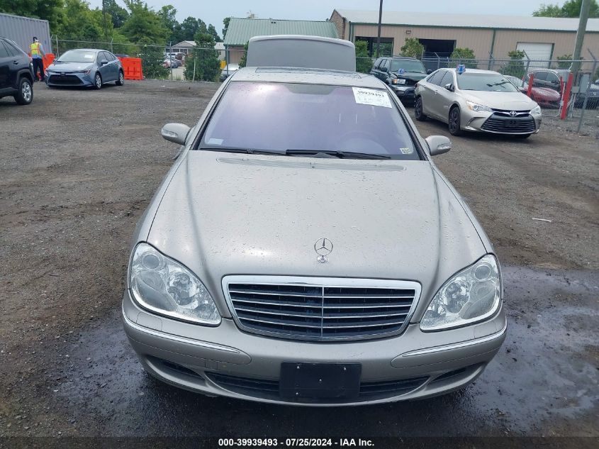 2004 Mercedes-Benz S 430 VIN: WDBNG70J24A402796 Lot: 39939493