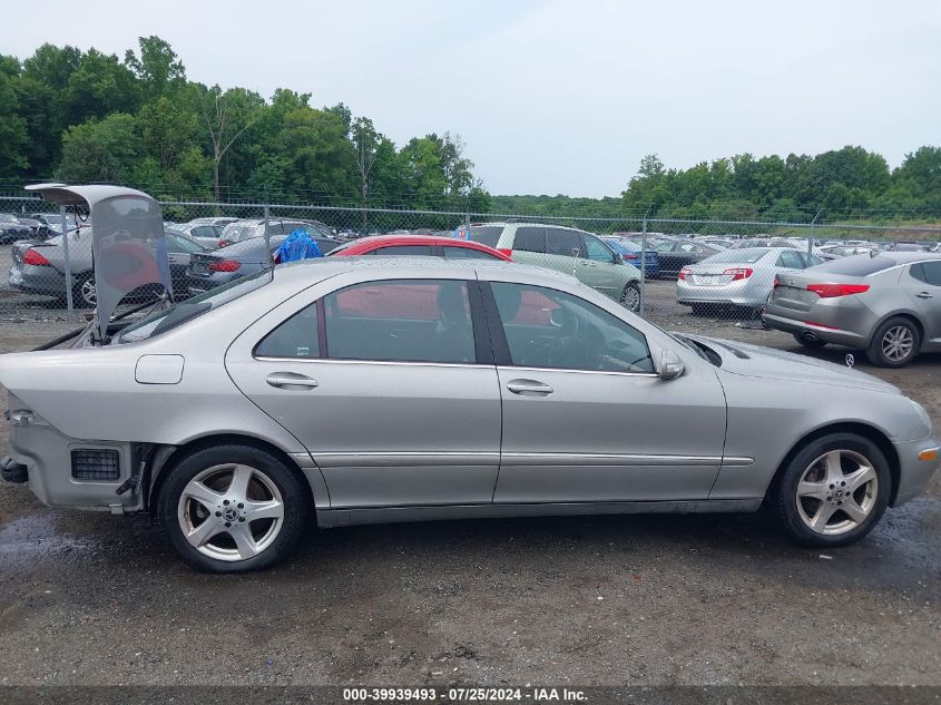 2004 Mercedes-Benz S 430 VIN: WDBNG70J24A402796 Lot: 39939493