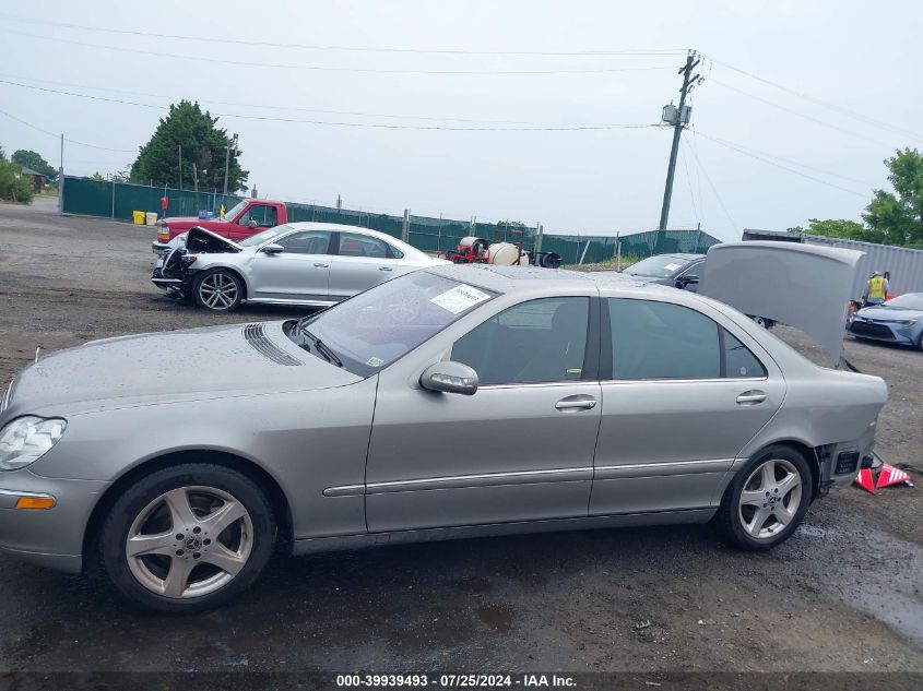 2004 Mercedes-Benz S 430 VIN: WDBNG70J24A402796 Lot: 39939493