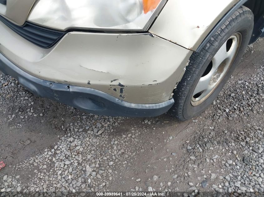 2007 Honda Cr-V Lx VIN: JHLRE48347C081028 Lot: 39939641