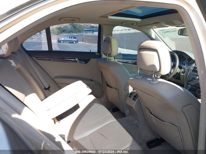 2010 Mercedes-Benz C 300 Luxury/Sport VIN: WDDGF5EB6AF428695 Lot: 39939643