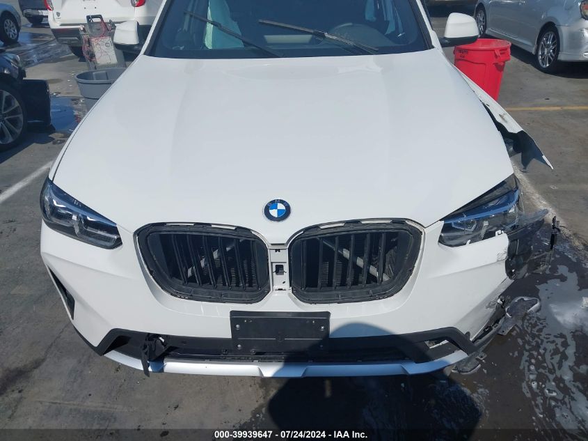 2023 BMW X3 Sdrive30I VIN: 5UX43DP01P9P51814 Lot: 39939647