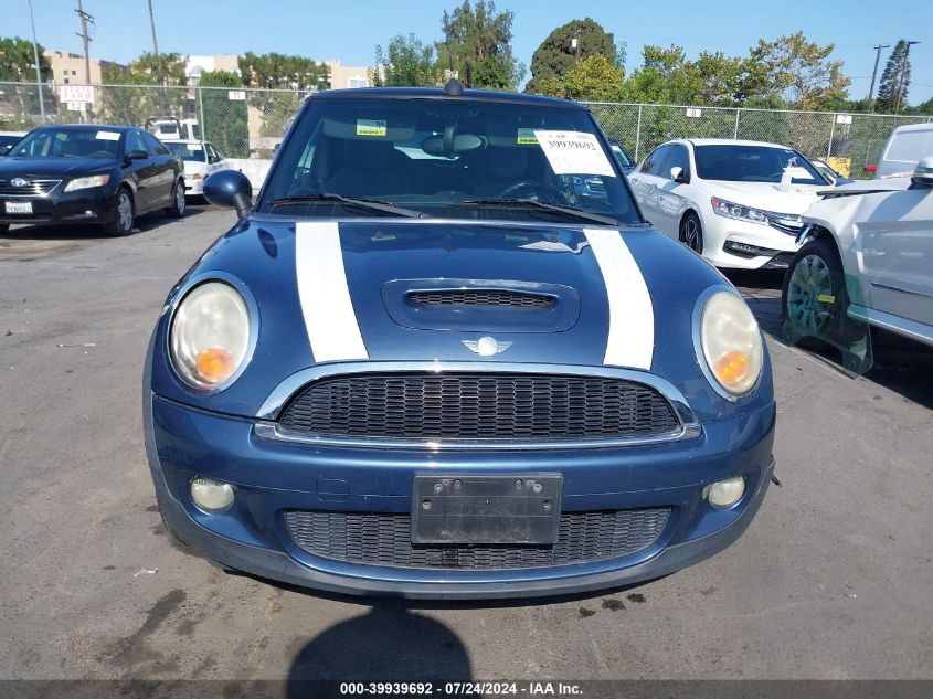 2009 Mini Cooper S VIN: WMWMS33519TY07897 Lot: 39939692