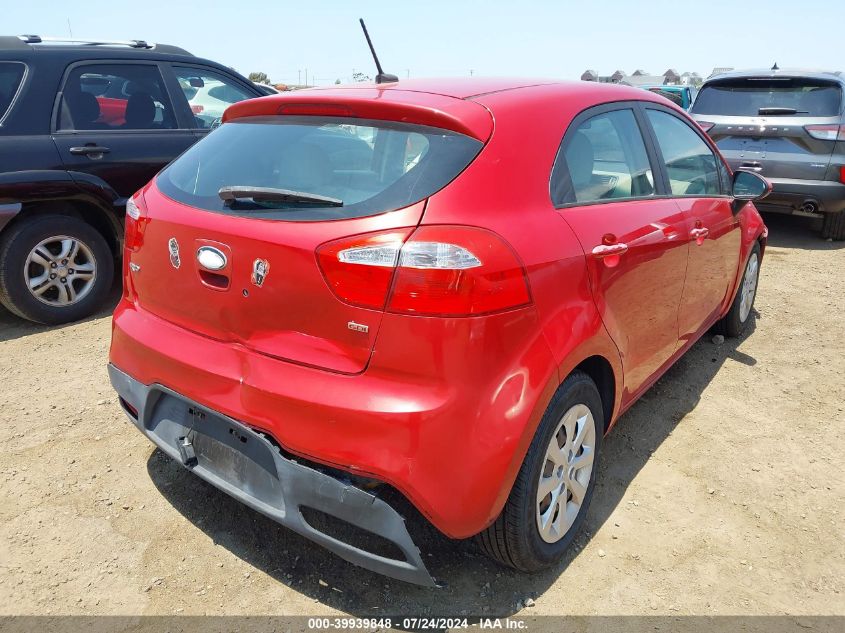 2013 Kia Rio Lx VIN: KNADM5A35D6180555 Lot: 39939848