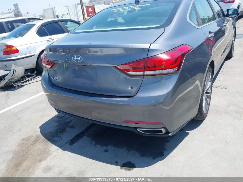 2016 Hyundai Genesis 3.8 VIN: KMHGN4JEXGU142078 Lot: 39939870