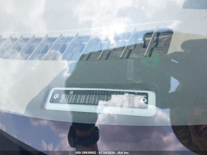 2006 Chevrolet Express Work Van VIN: 1GCFG15XX61172637 Lot: 39939902