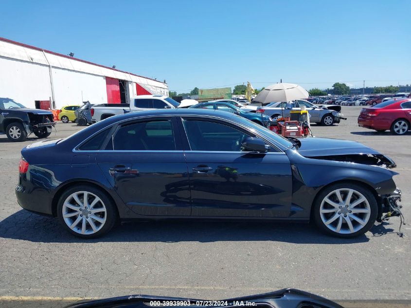 2013 AUDI A4 2.0T PREMIUM - WAUFFAFL1DN021638