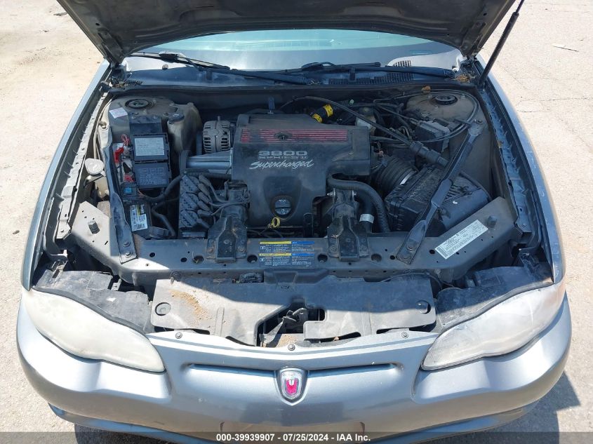 2005 Chevrolet Monte Carlo Supercharged Ss VIN: 2G1WZ151359126172 Lot: 39939907