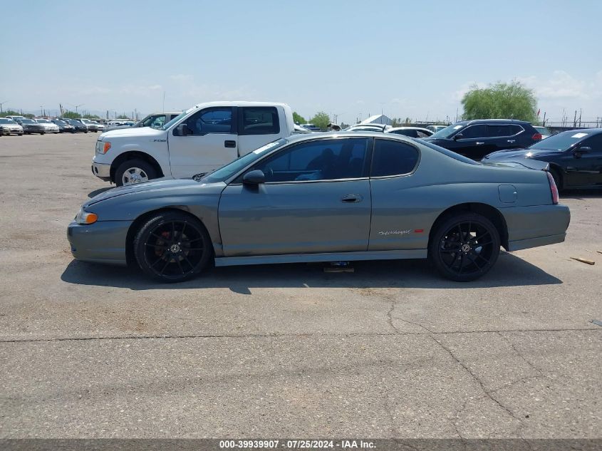2005 Chevrolet Monte Carlo Supercharged Ss VIN: 2G1WZ151359126172 Lot: 39939907