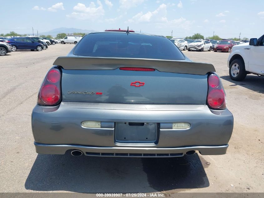 2005 Chevrolet Monte Carlo Supercharged Ss VIN: 2G1WZ151359126172 Lot: 39939907