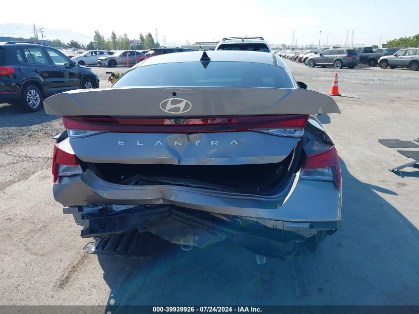 2024 Hyundai Elantra Sel VIN: KMHLM4DG8RU684006 Lot: 39939926