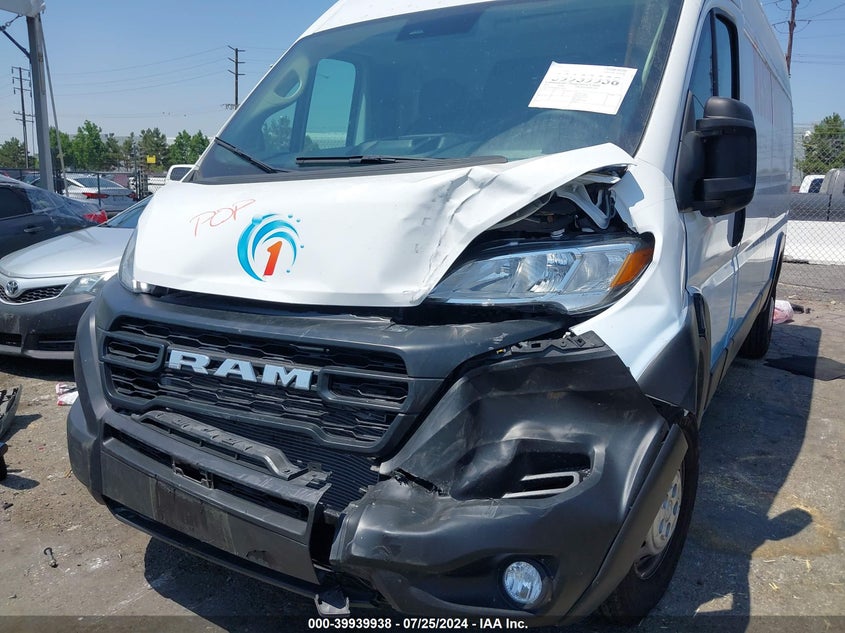 VIN 3C6LRVDG9PE534467 2023 RAM PROMASTER 2500 2500 HIGH
